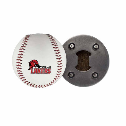 Lake Land College Lakers Baseball Bottle Opener - Authentic Series