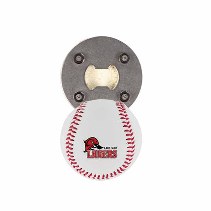 Lake Land College Lakers Baseball Bottle Opener - Authentic Series