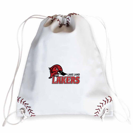 Lake Land College Lakers Baseball Drawstring Bag - Authentic Series