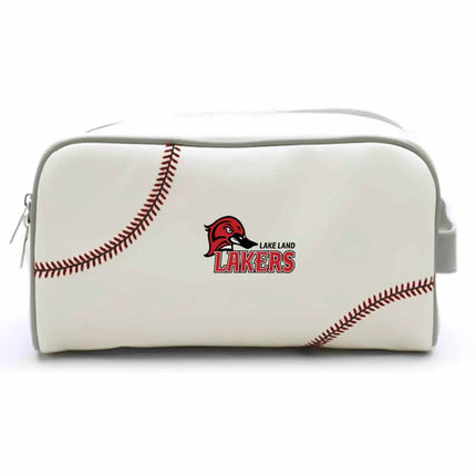 Lake Land College Lakers Baseball Toiletry and Cosmetics Bag - Authentic Series