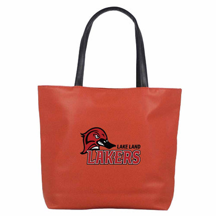 Lake Land College Lakers Basketball Tote Handbag - Authentic Series