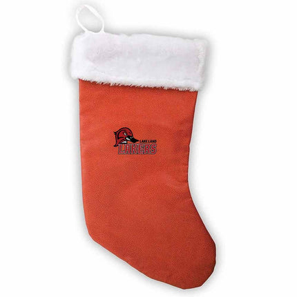 Lake Land College Lakers Basketball Christmas Stocking - Authentic Series