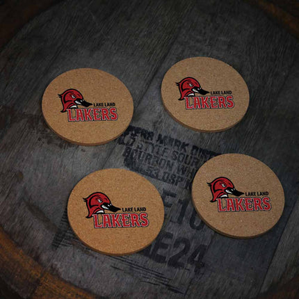Lake Land College Lakers Cork Coasters