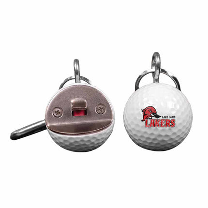 Lake Land College Lakers Golf Ball Bottle Opener - Authentic Series