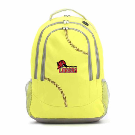 Lake Land College Lakers Softball Backpack - Authentic Series