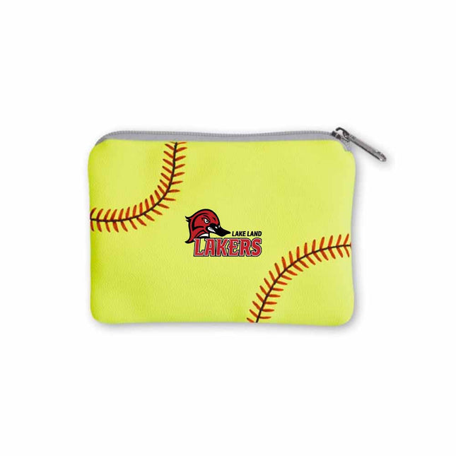 Lake Land College Lakers Softball Tee / Ball Marker / Coin Pouch - Authentic Series