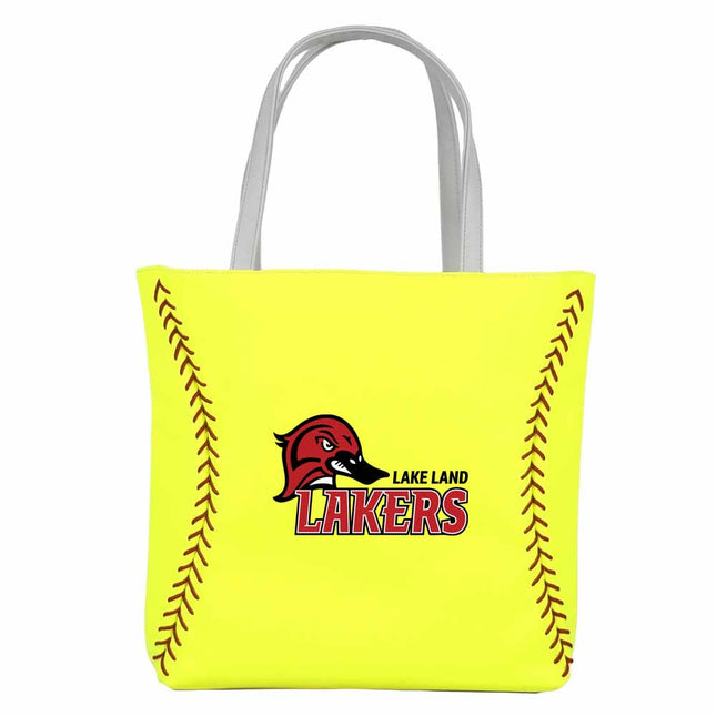 Lake Land College Lakers Softball Tote Handbag - Authentic Series