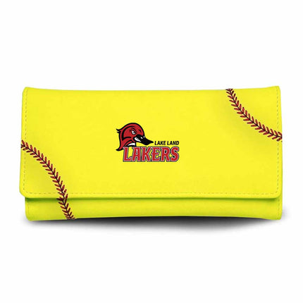 Lake Land College Lakers Softball Women's Wallet - Authentic Series