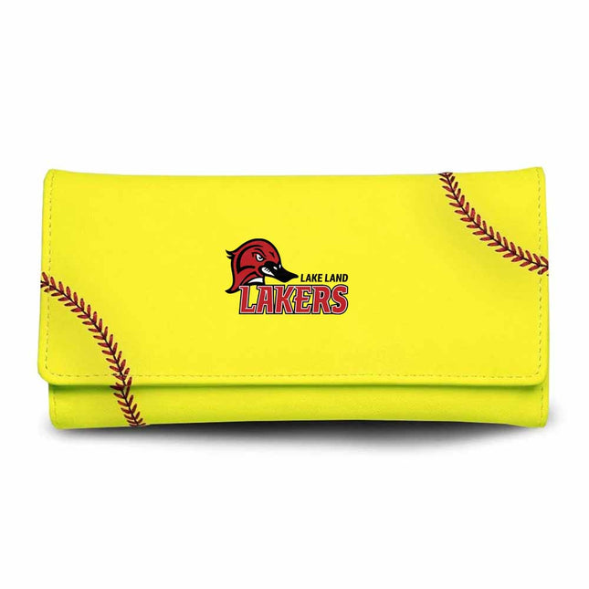 Lake Land College Lakers Softball Women's Wallet - Authentic Series