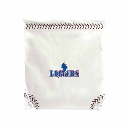 Lincoln Land Community College Loggers Baseball Drawstring Bag - Authentic Series