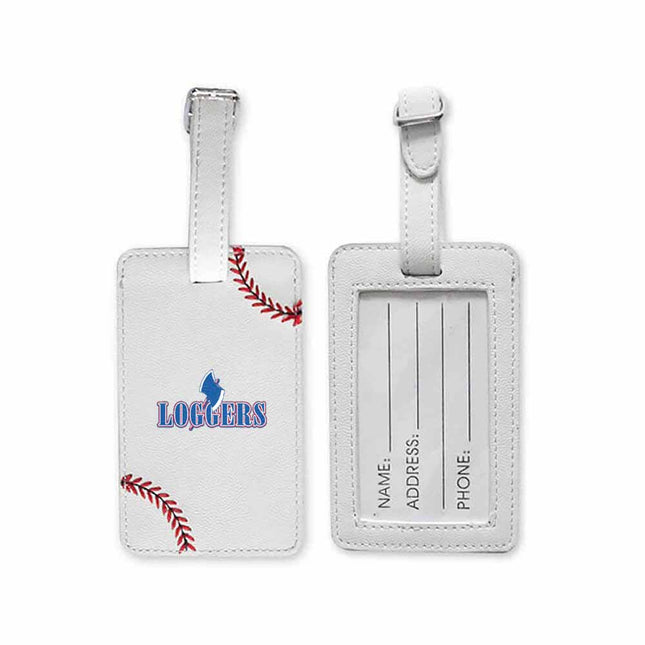 Lincoln Land Community College Loggers Baseball Luggage Tag - Authentic Series