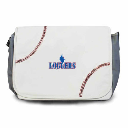 Lincoln Land Community College Loggers Baseball Messenger Bag - Authentic Series