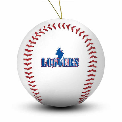 Lincoln Land Community College Loggers Baseball Ornament - Authentic Series