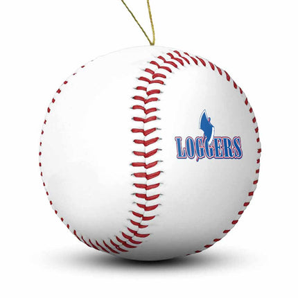 Lincoln Land Community College Loggers Baseball Ornament - Authentic Series