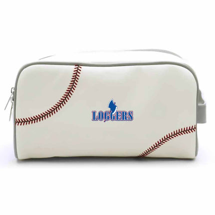 Lincoln Land Community College Loggers Baseball Toiletry and Cosmetics Bag - Authentic Series