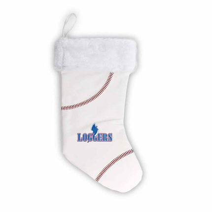 Lincoln Land Community College Loggers Baseball Christmas Stocking - Authentic Series