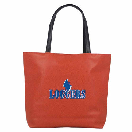 Lincoln Land Community College Loggers Basketball Tote Handbag - Authentic Series