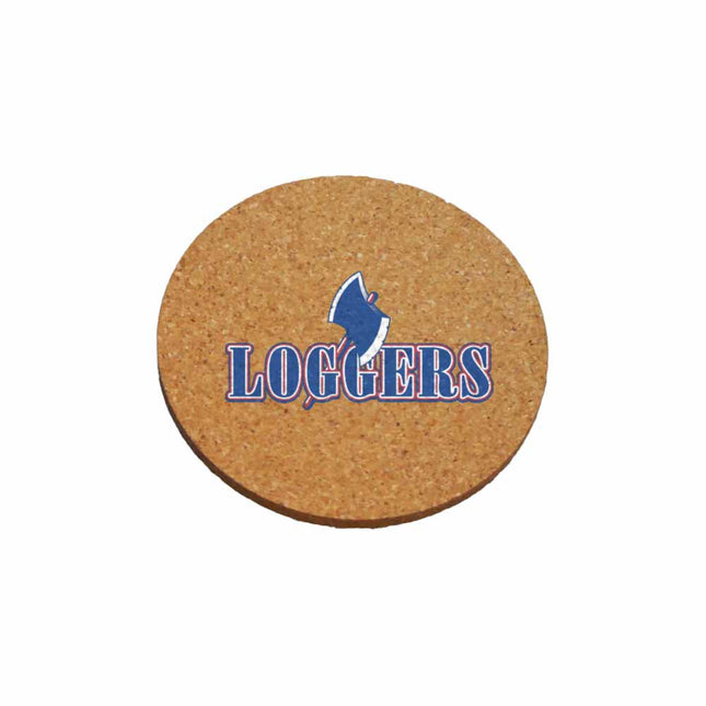 Lincoln Land Community College Loggers Cork Coasters