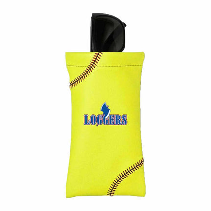 Lincoln Land Community College Loggers Softball Eyeglass Case - Authentic Series