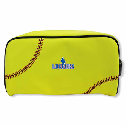 Lincoln Land Community College Loggers Softball Toiletry and Cosmetics Bag - Authentic Series
