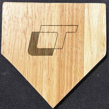 Lincoln Trail College Statesmen Baseball Home Plate Coasters “Laser Etched”