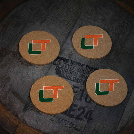 Lincoln Trail College Statesmen Cork Coasters