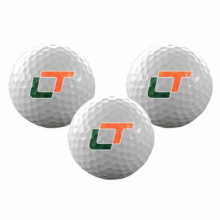 Lincoln Trail College Statesmen Golf Sleeve of 3 Golf Balls - Authentic Series