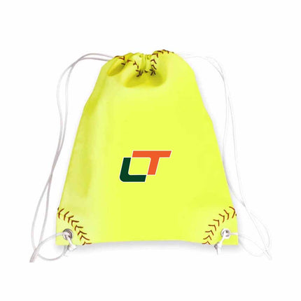 Lincoln Trail College Statesmen Softball Drawstring Bag - Authentic Series