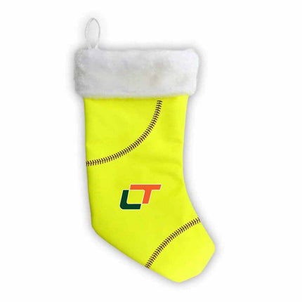 Lincoln Trail College Statesmen Softball Christmas Stocking - Authentic Series