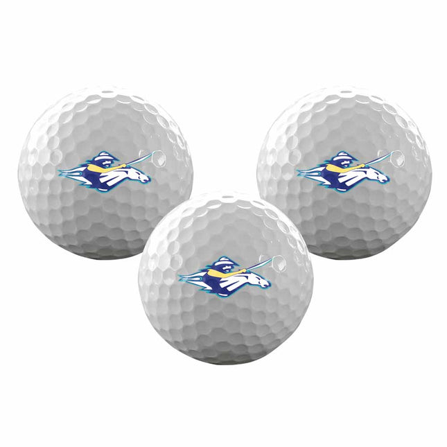 Luna Community College Rough Riders Golf Sleeve of 3 Golf Balls - Authentic Series