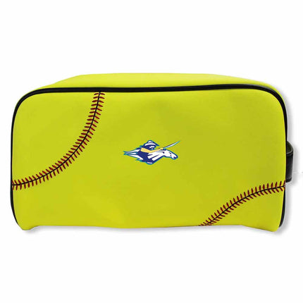 Luna Community College Rough Riders Softball Toiletry and Cosmetics Bag - Authentic Series