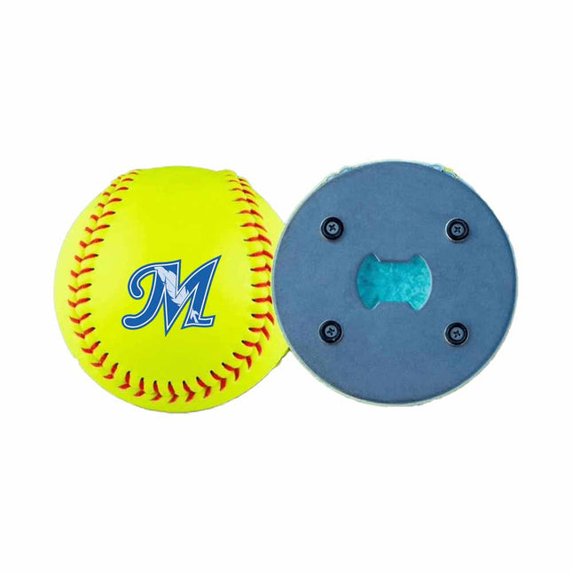 McCook Community College Indians Softball Bottle Opener - Authentic Series
