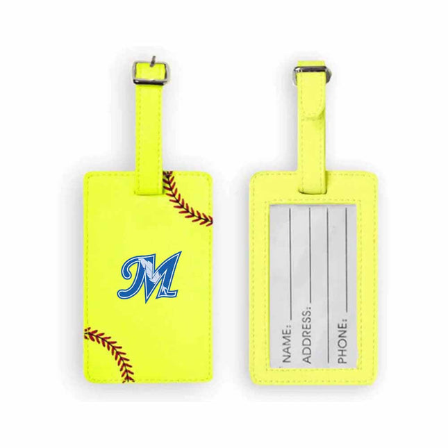 McCook Community College Indians Softball Luggage Tag - Authentic Series