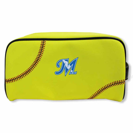 McCook Community College Indians Softball Toiletry and Cosmetics Bag - Authentic Series