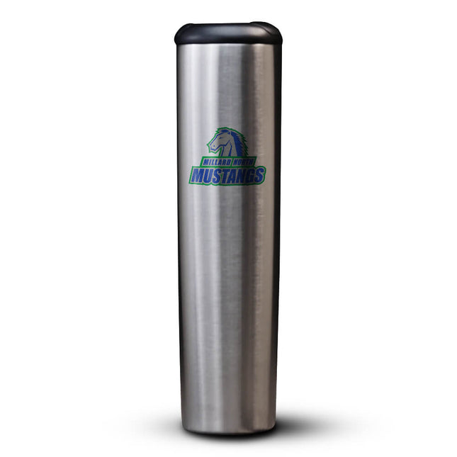 Millard North Mustangs Baseball Stainless Steel Bat Barrel Mug - Authentic Series