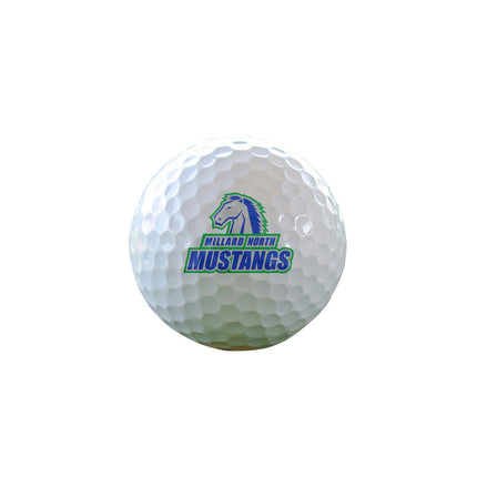 Millard North Mustangs Golf One Dozen Golf Balls - Authentic Series