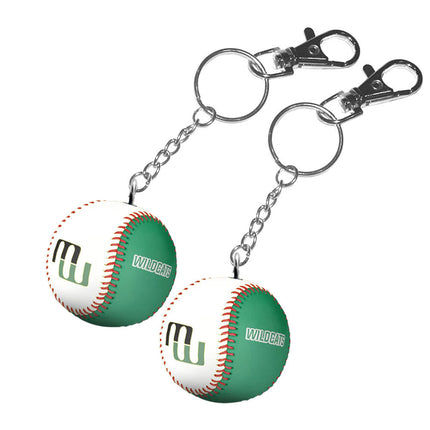 Millard West Wildcats Baseball Keychains - Authentic Series (Set of 2)