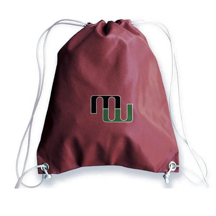 Millard West Wildcats Football Drawstring Bag - Authentic Series
