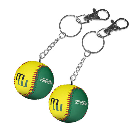 Millard West Wildcats Softball Keychains – Authentic Series (Set of 2)
