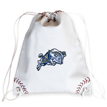 Navy Midshipmen Baseball Drawstring Bag - Authentic Series