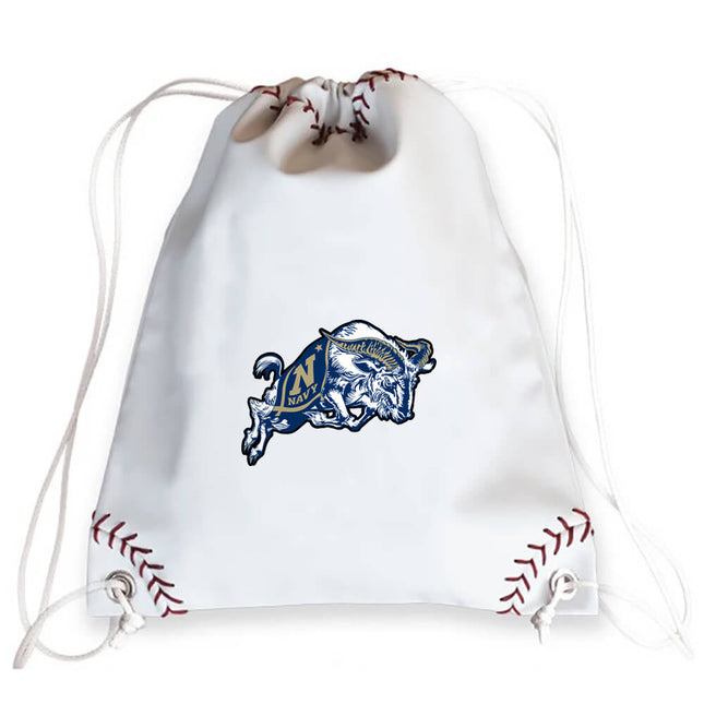 Navy Midshipmen Baseball Drawstring Bag - Authentic Series