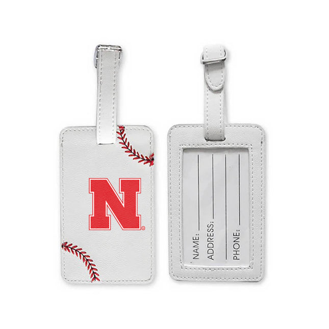 Nebraska Cornhuskers Baseball Luggage Tag - Authentic Series