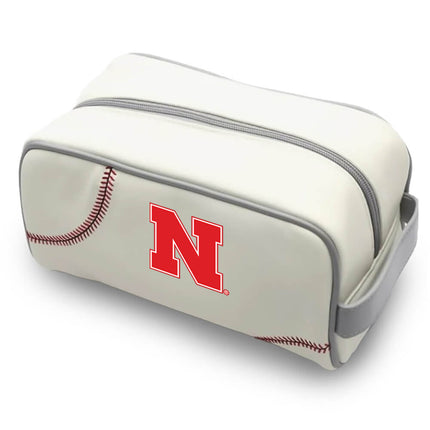 Nebraska Cornhuskers Baseball Toiletry and Cosmetics Bag - Authentic Series