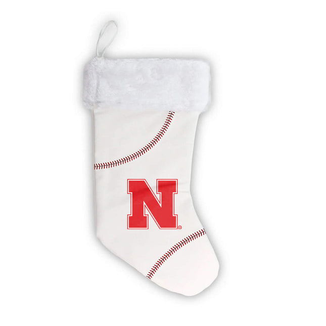 Nebraska Cornhuskers Baseball Christmas Stocking - Authentic Series