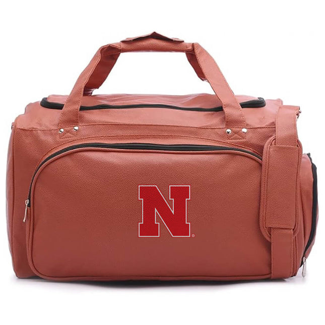 Nebraska Cornhuskers Basketball Duffel Bag - Authentic Series