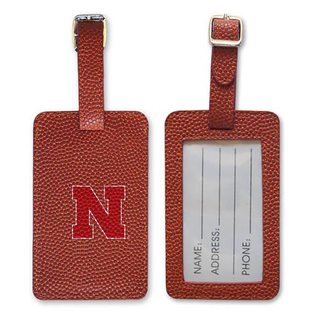 Nebraska Cornhuskers Basketball Luggage Tag - Authentic Series