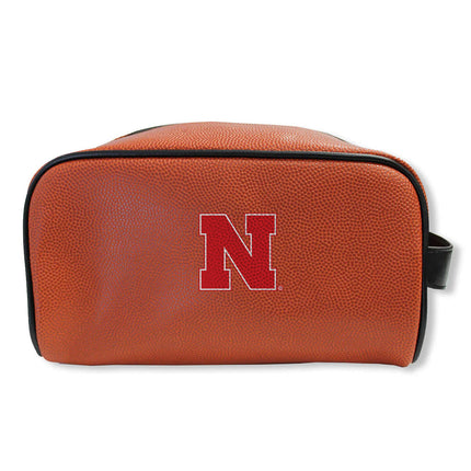 Nebraska Cornhuskers Basketball Toiletry and Cosmetics Bag - Authentic Series