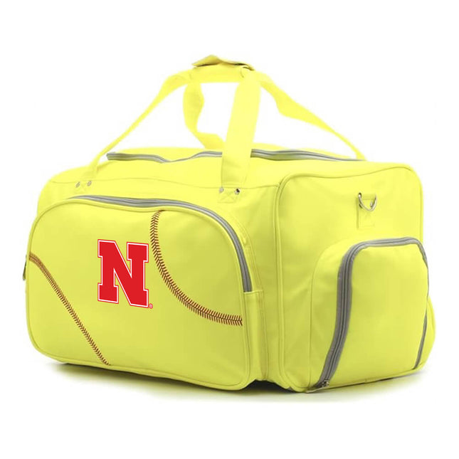 Nebraska Cornhuskers Softball Duffel Bag - Authentic Series