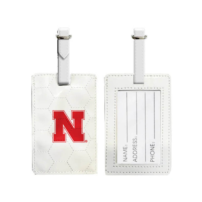 Nebraska Cornhuskers Soccer Luggage Tag - Authentic Series