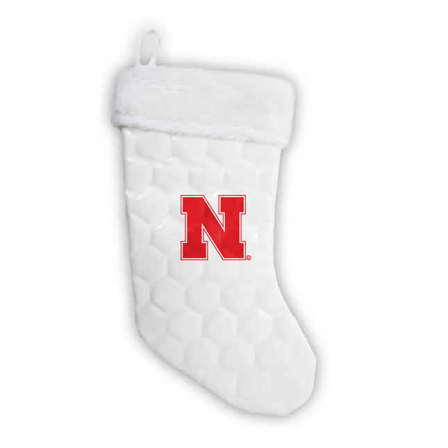 Nebraska Cornhuskers Soccer Christmas Stocking - Authentic Series